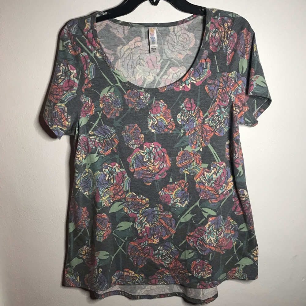 LuLaRoe Rose Paisley Top